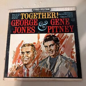 George Jones & Gene Pitney Together Vinyl Album
